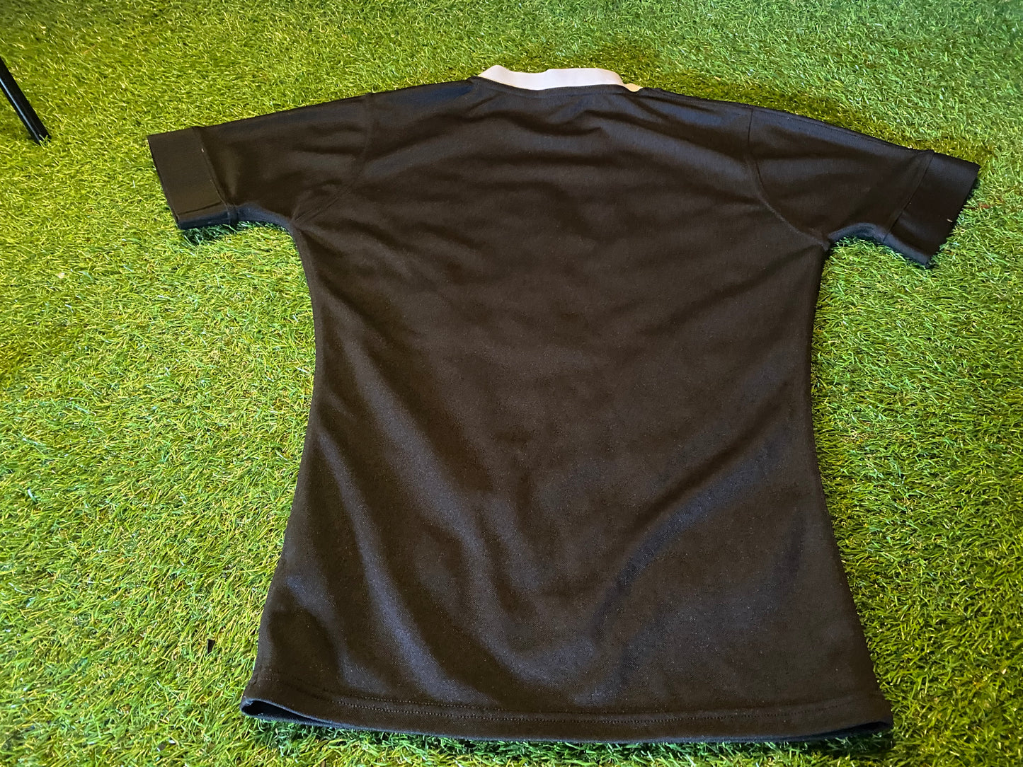 New Zealand All Blacks Rugby Union Football Small Mans Adidas Stretch Home Jersey