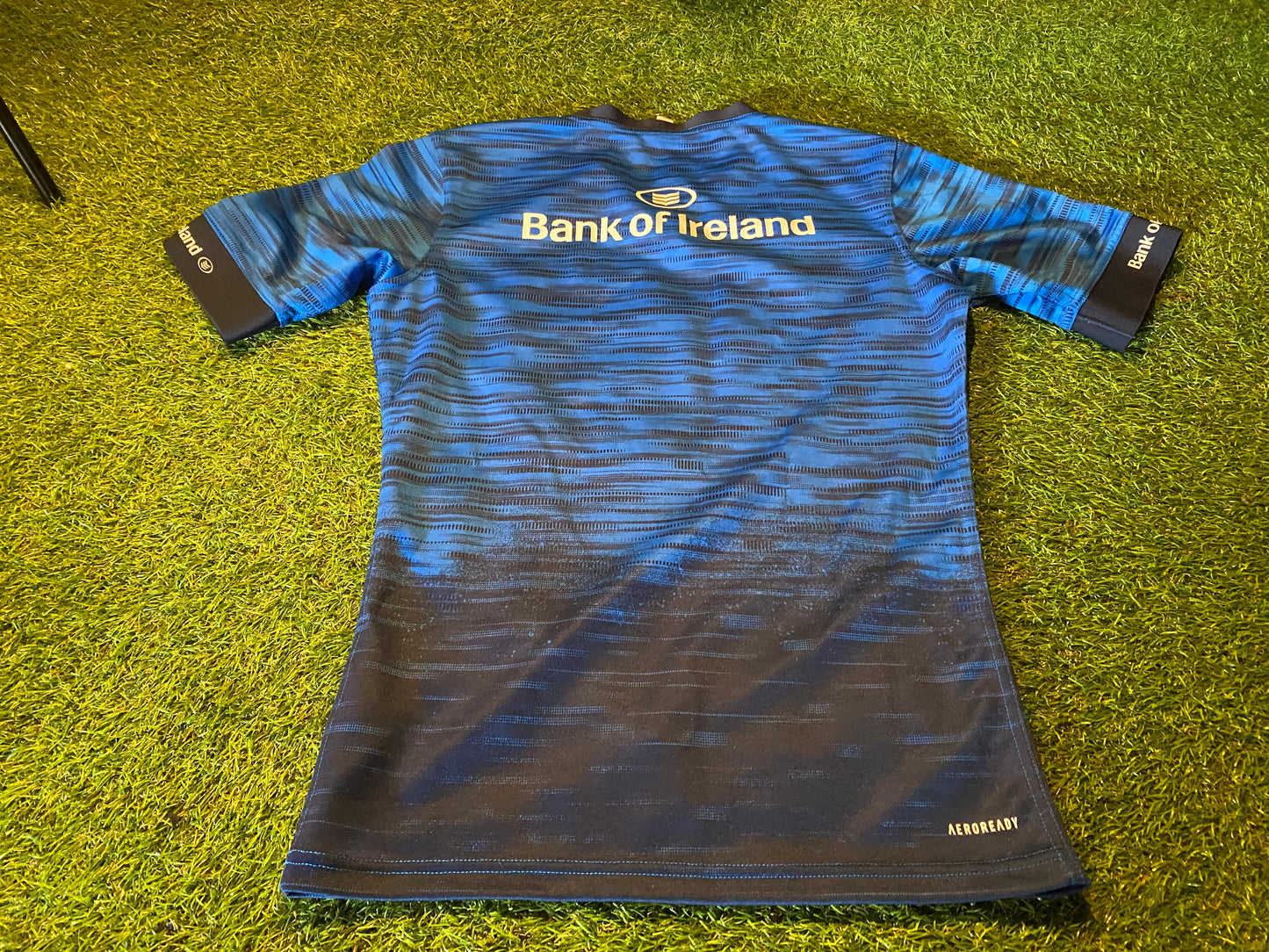Leinster Eire Irish Ireland Rugby Union Football Small Mans Adidas Stretch Home Jersey