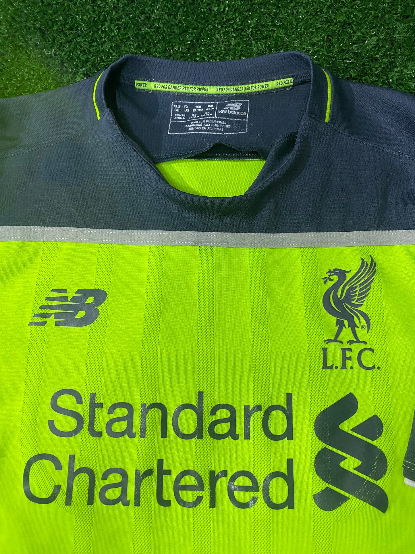 Liverpool FC England Football XL Boys / Youths 13-15 year New Balance Made Away Jersey