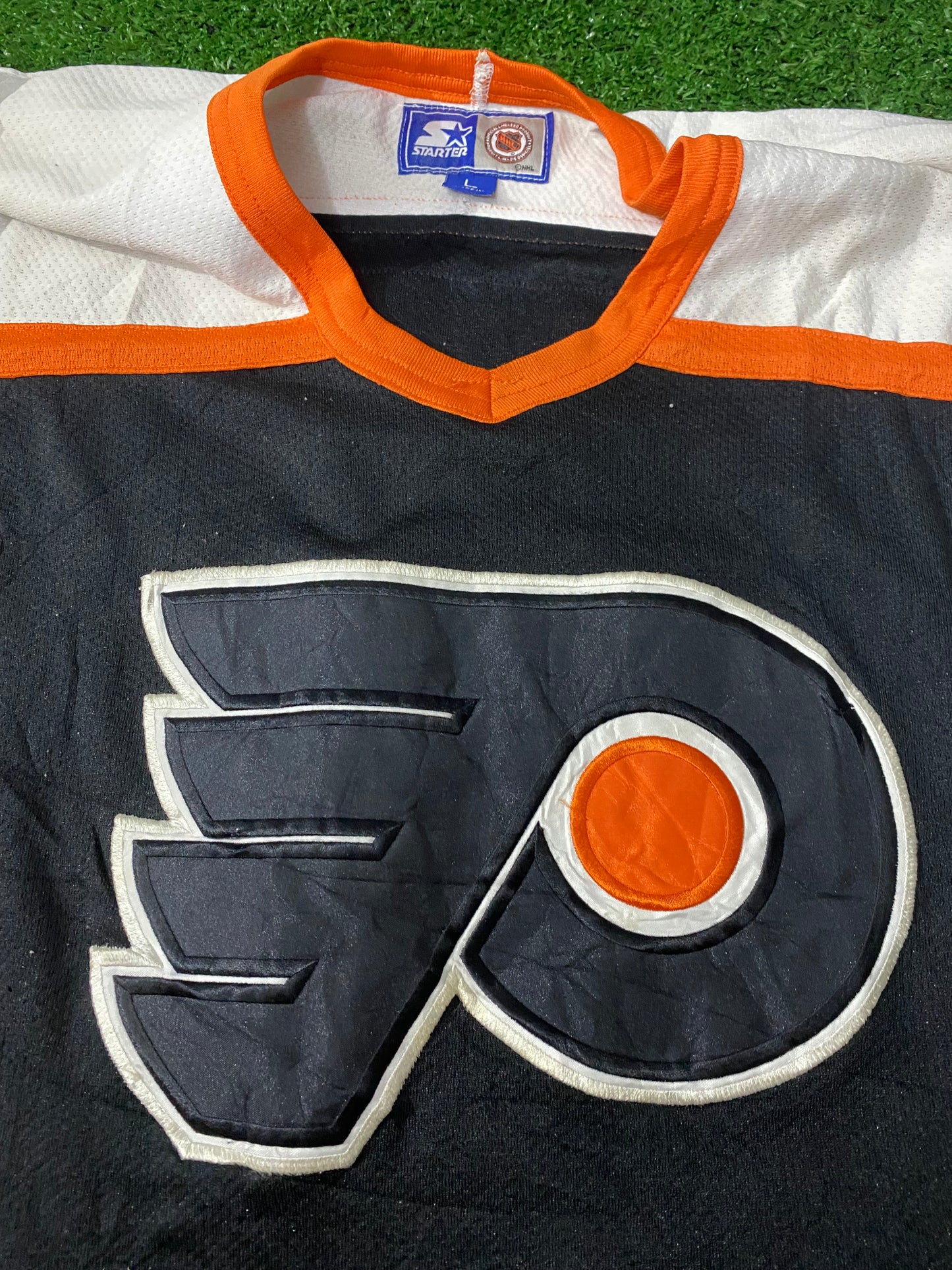 Philadelphia Flyers USA NHL Ice Hockey Large Mans Rare Covolesky no69 Starter Jersey