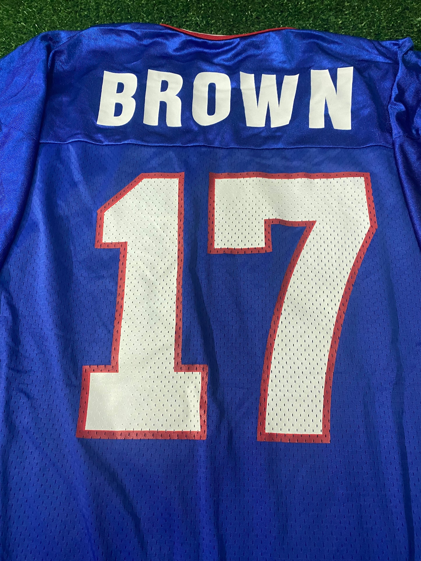 New England Patriots USA NFL American Football XL-XXL Brown no17 Vintage Champion Jersey