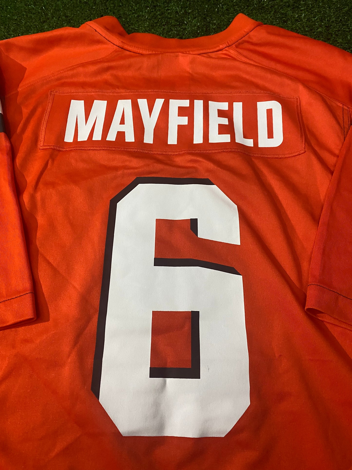 Cleveland Browns USA NFL American Football XL Extra Large Mans Mayfield no6 Nike Jersey
