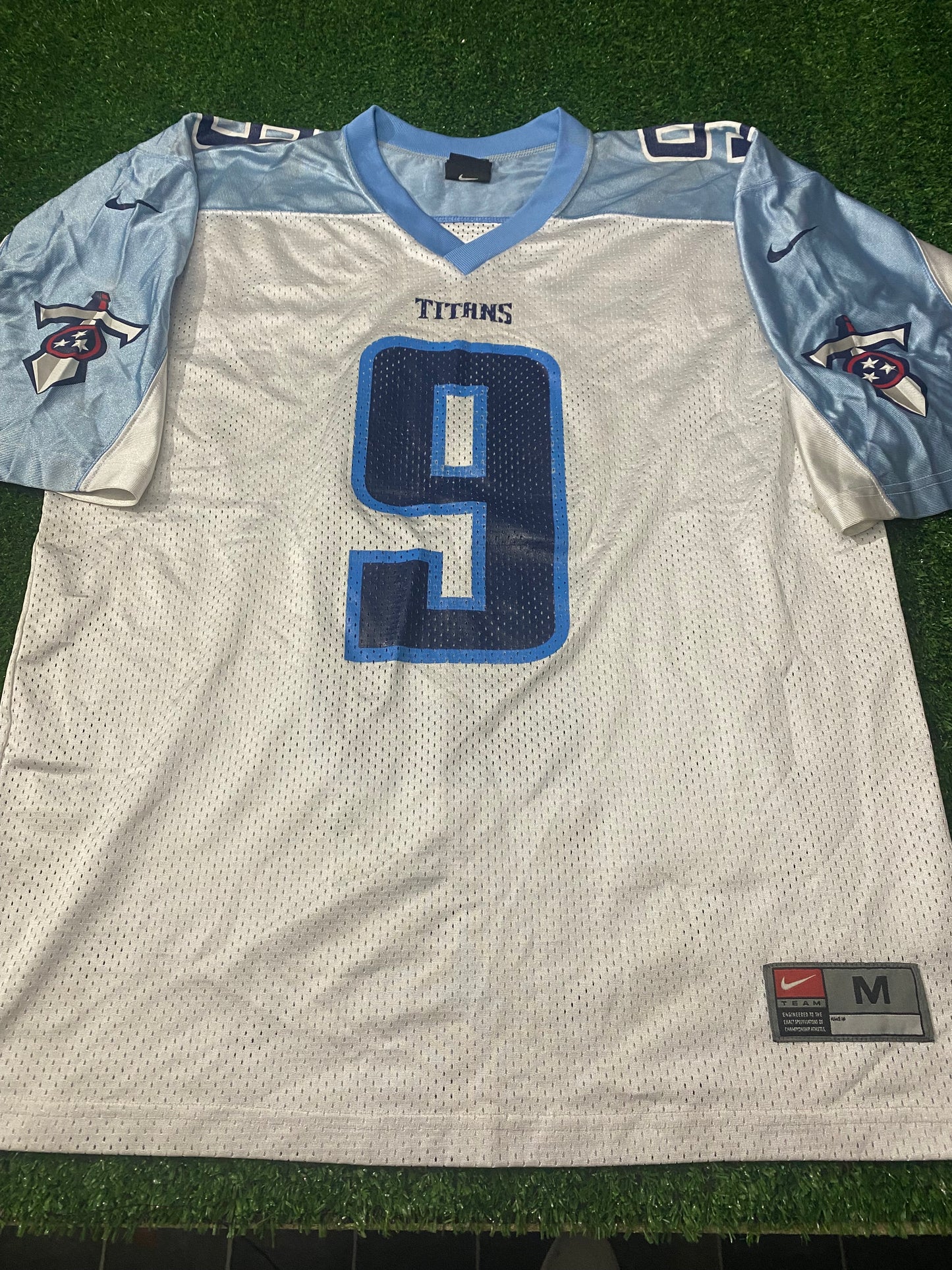 Tennessee Titans USA NFL American Football Medium Mans McNair no9 Vintage Nike Jersey