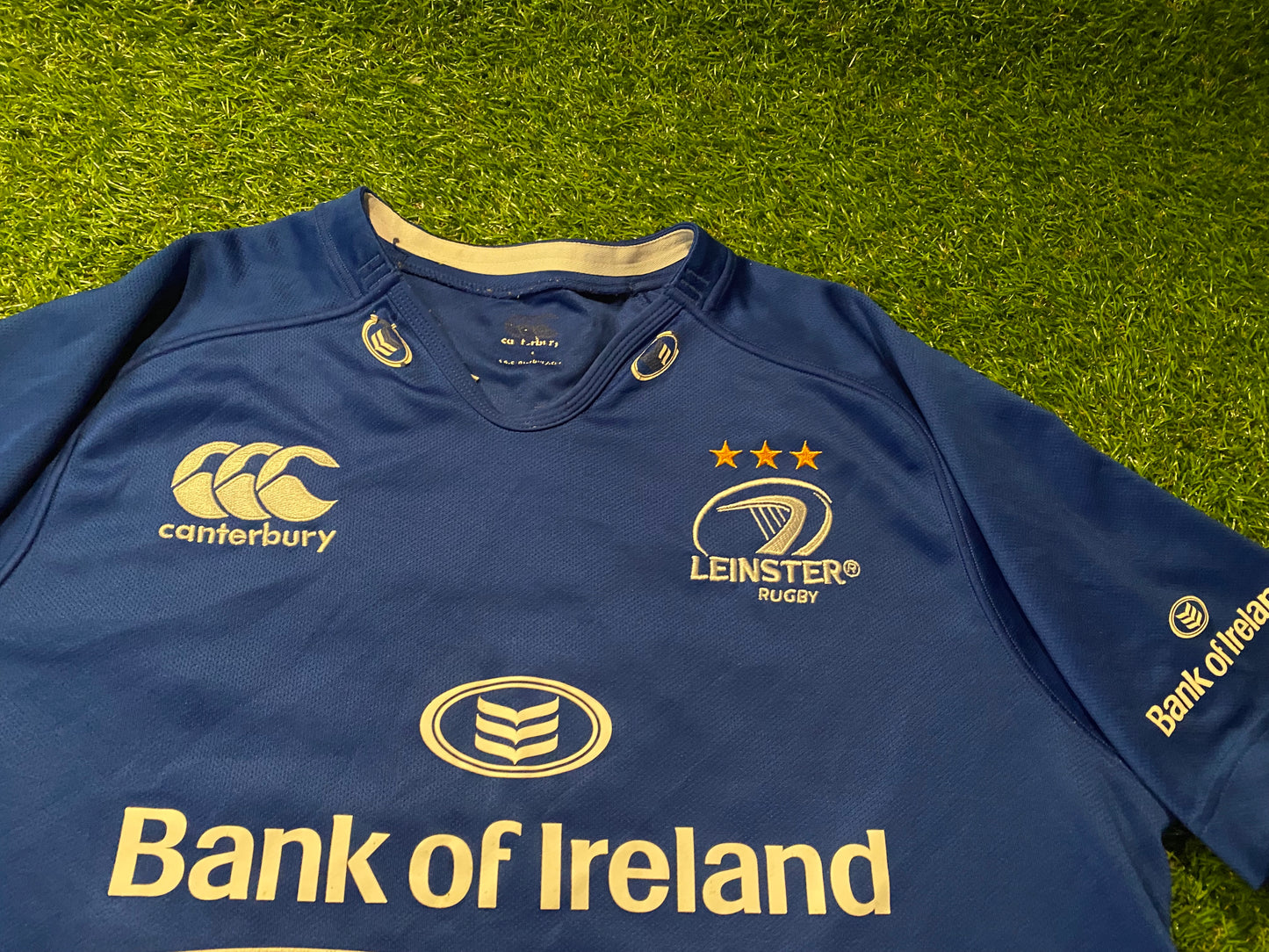 Leinster Eire Irish Ireland Rugby Union Football Large Mans CCC Made Home Jersey