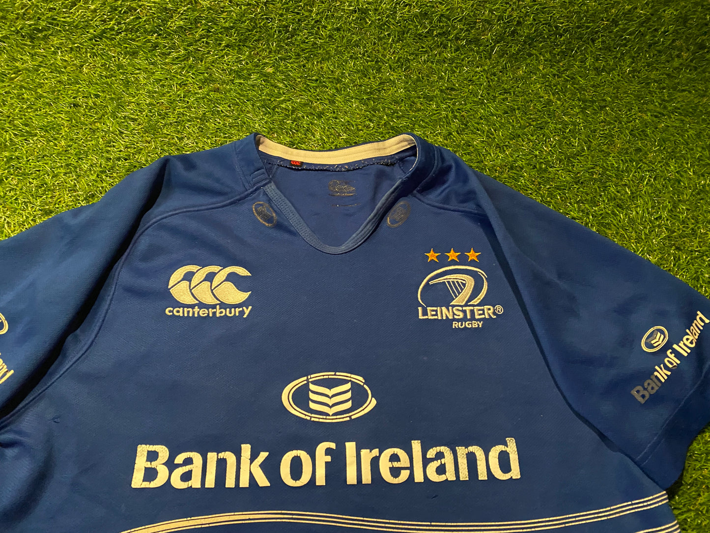 Leinster Eire Irish Ireland Rugby Union Football Large Mans CCC Made Home Jersey