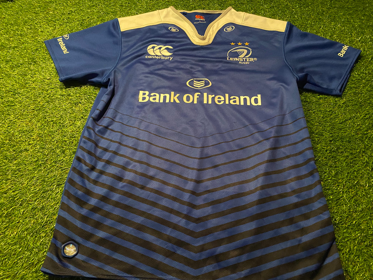 Leinster Eire Irish Ireland Rugby Union Football Large Mans CCC Made Home Jersey