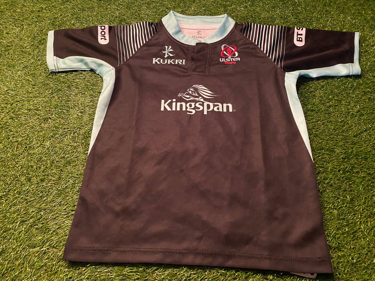 Ulster Rugby Union Northern Ireland Medium Boys 8-10 Year Old Kukri Made Jersey