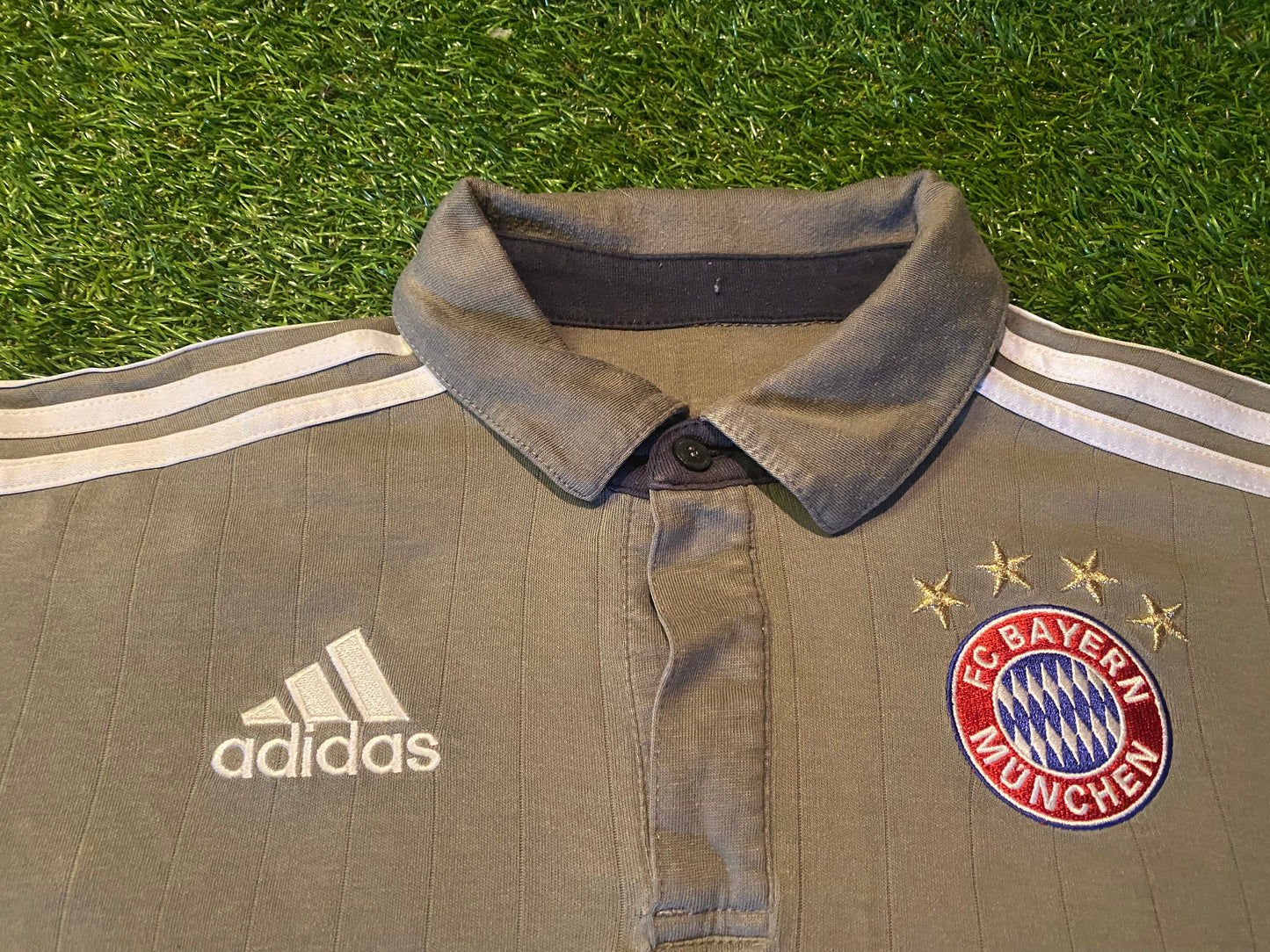 Bayern Munich German Germany Soccer Small Mans Adidas Made Polo Shirt