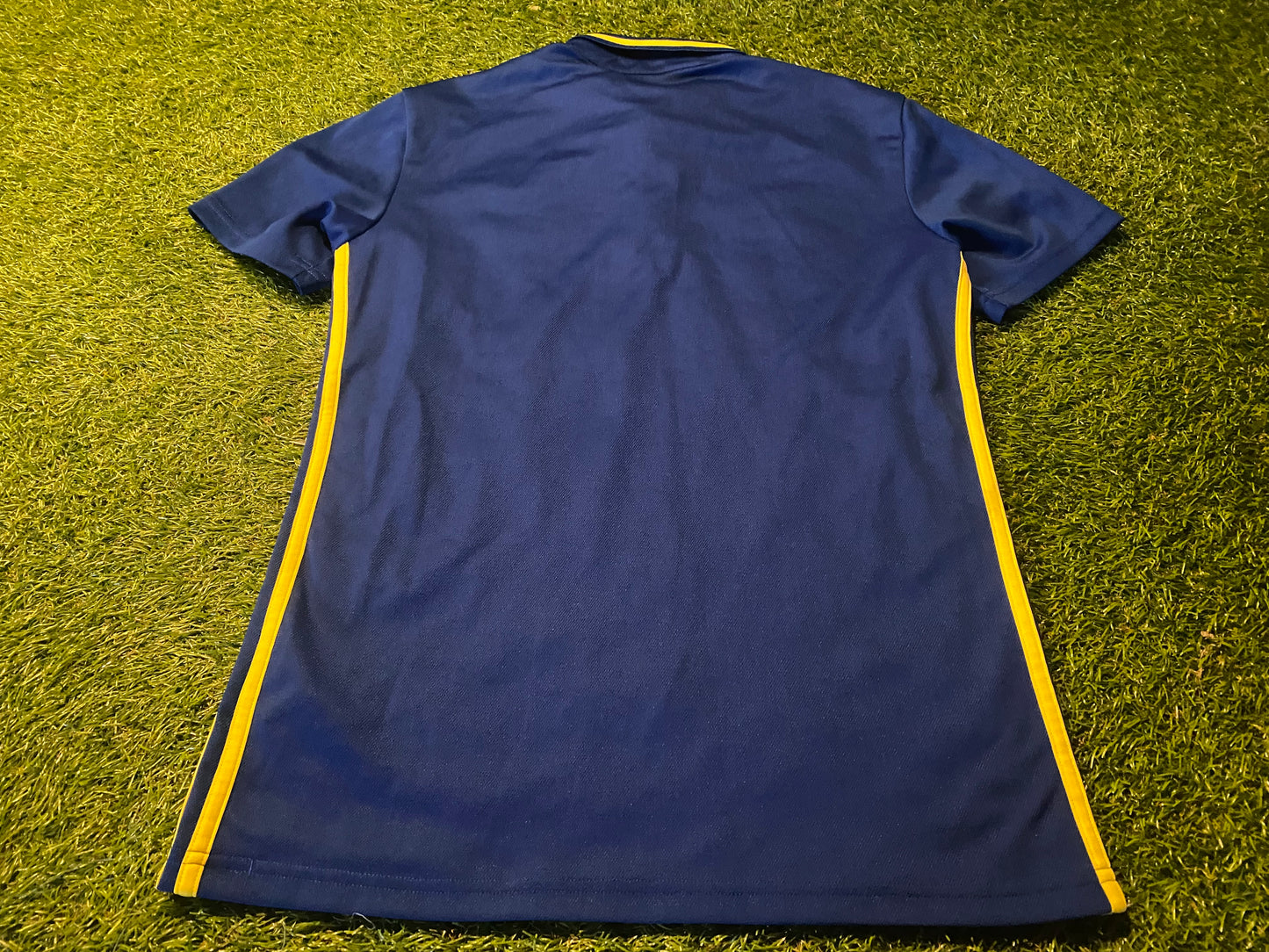Spain Espana Spanish Football Soccer Small Mans Adidas Made Polo Shirt