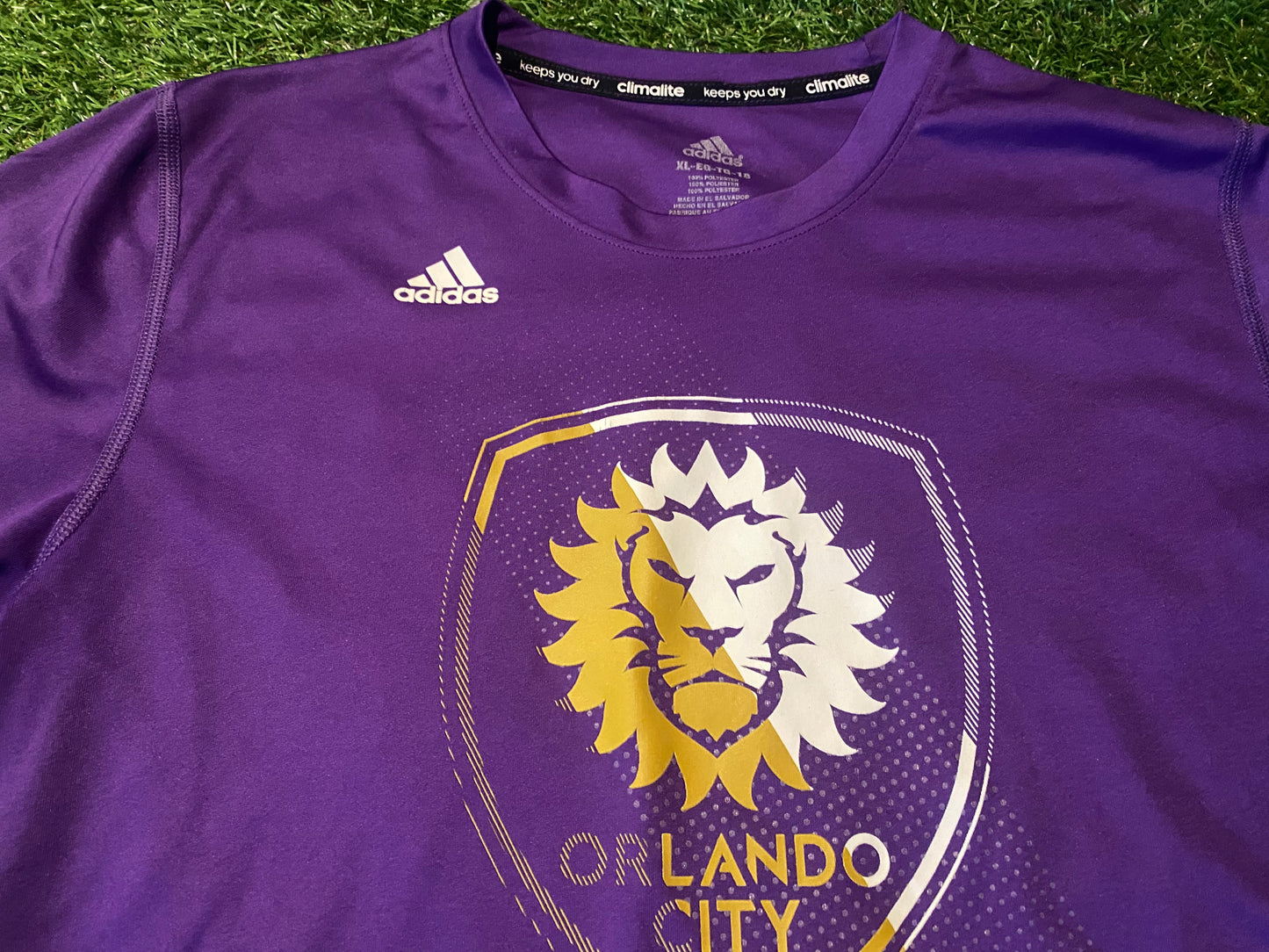 Orlando City USA MLS Soccer Football Youths / Small mans Adidas Made Leisure Top