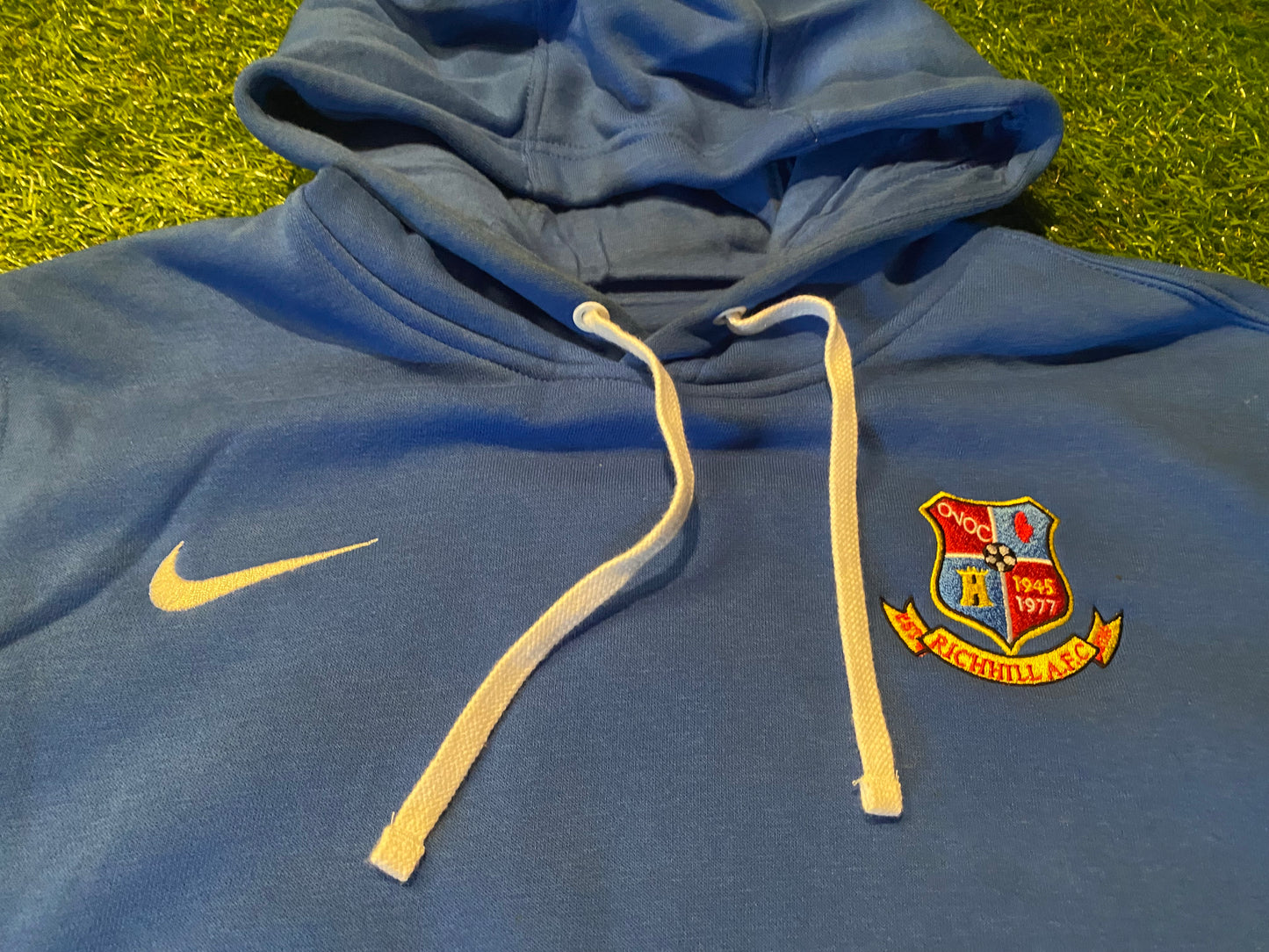 Richhill AFC Co Armagh Soccer Football Medium mans Nike Made Hoody Hooded Top