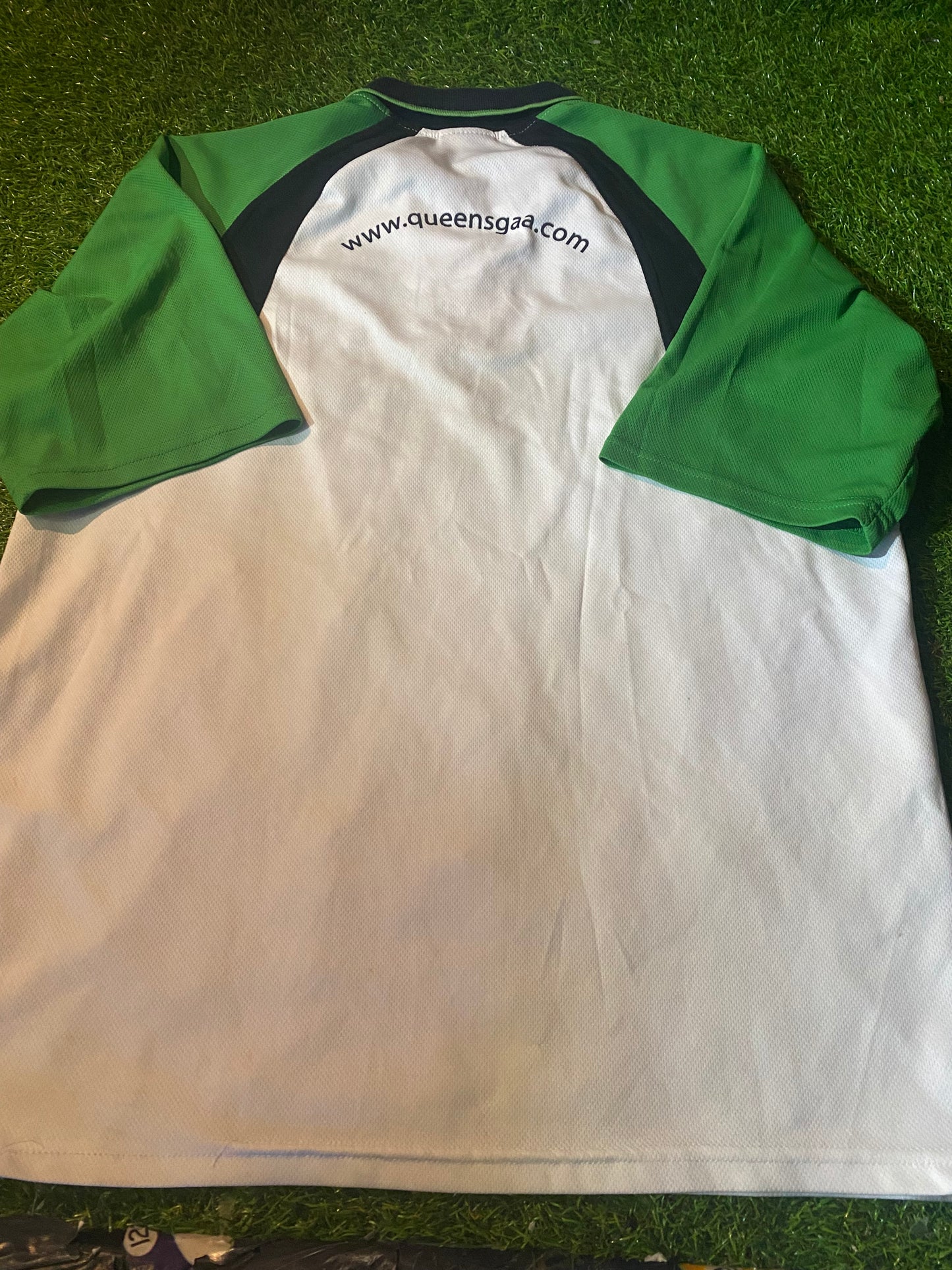 Queens University Belfast N.Ireland GAA Gaelic Football Large Mans Sigerson Cup Polo Top