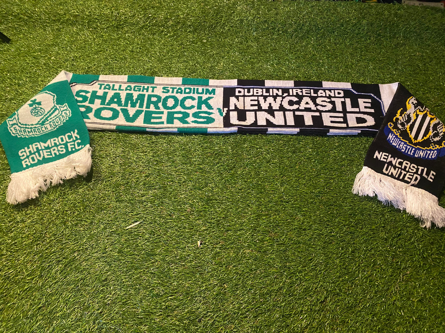 Shamrock Rovers v Newcastle United Football Adult Full Size Scarf Scarves
