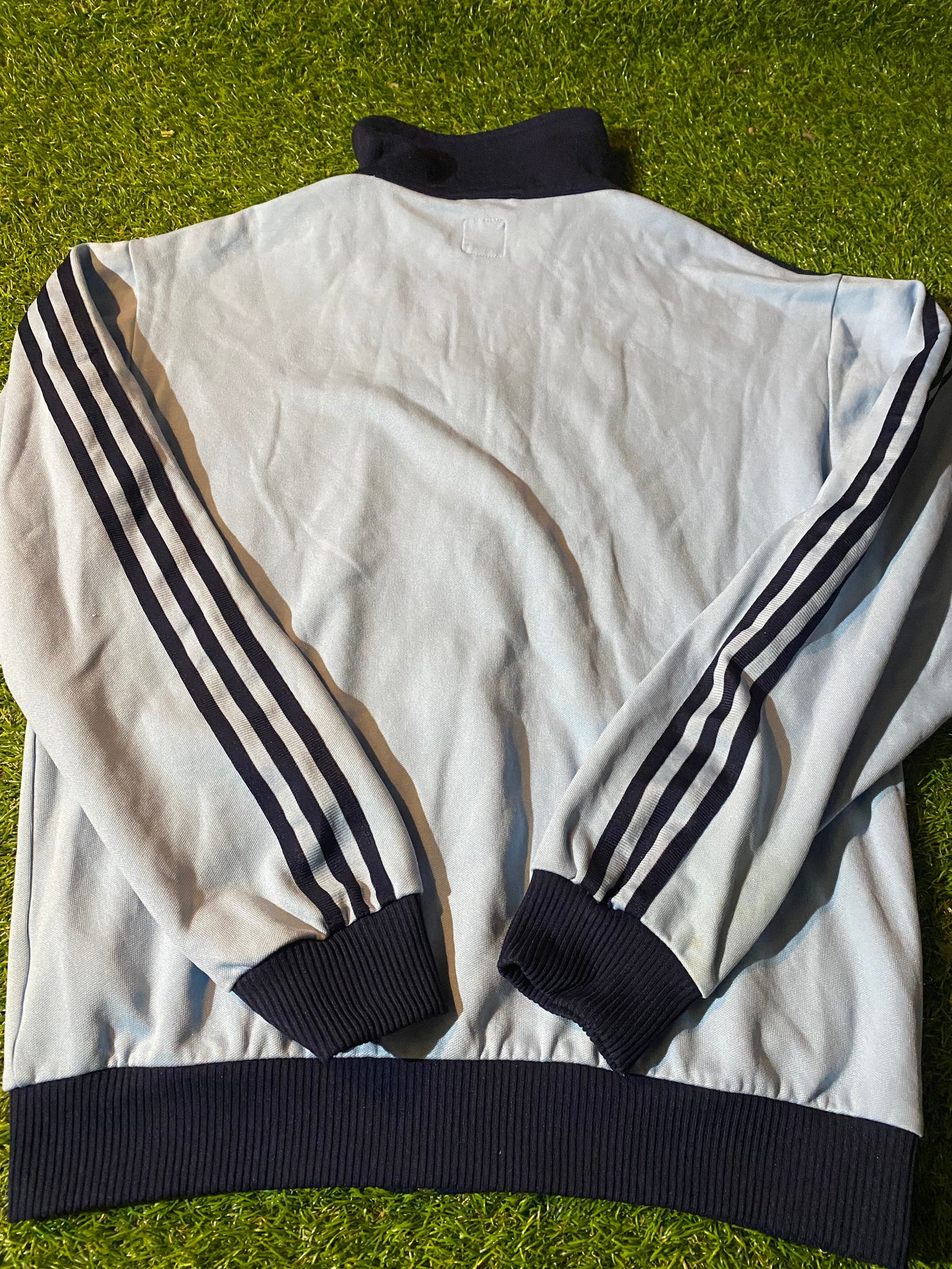 Rare Vintage Adidas Made Full Zip Up Medium Mans Single Layered Jacket / Coat