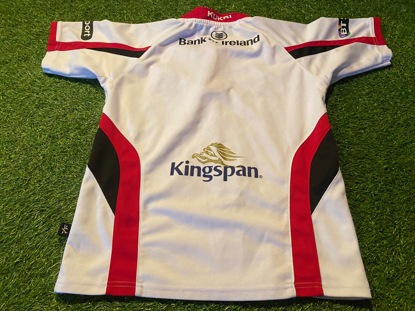 Ulster Northern Ireland Rugby Union Football Large Boys 10-12 Year Old Kukri Home Jersey