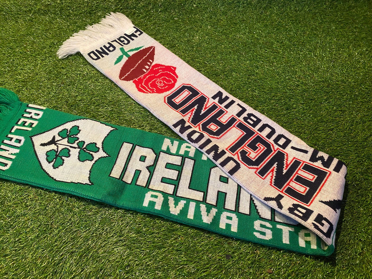 Ireland v England Irish Eire Aviva Stadium Rugby Union Football Adult Size Scarf Scarves