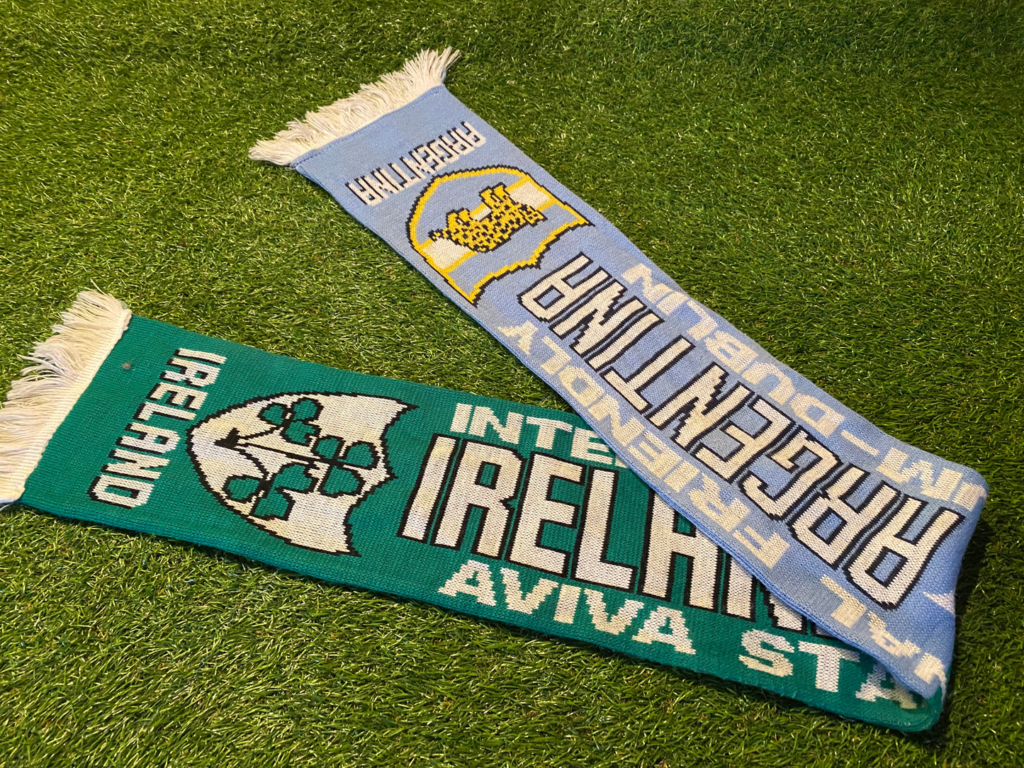 Ireland v Argentina Irish Eire Aviva Stadium Rugby Union Football Adult Size Scarf Scarves