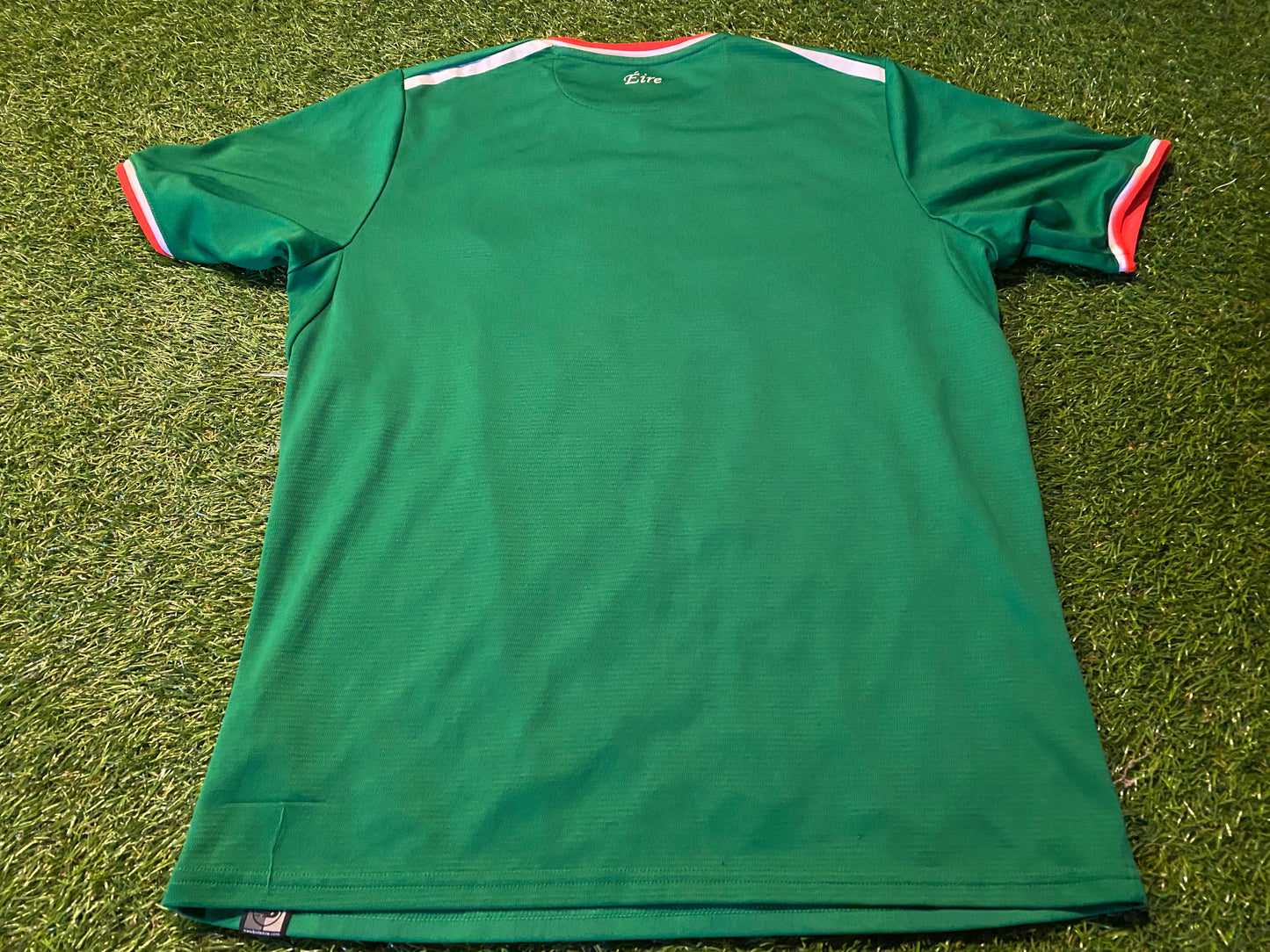 Republic of Ireland Eire Irish Football Soccer Small Mans New Balnce Made Home Jersey