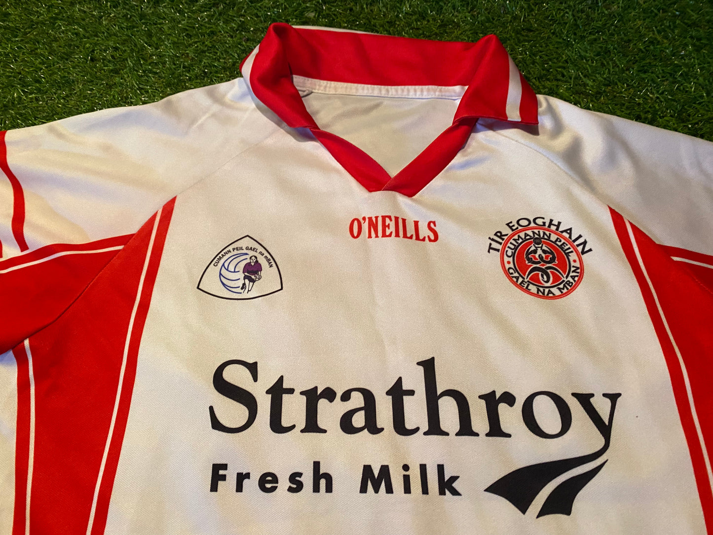 Co Tyrone Club Side GAA Gaelic Football Womans Females Adult Size 14 Match Worn No8 Jersey