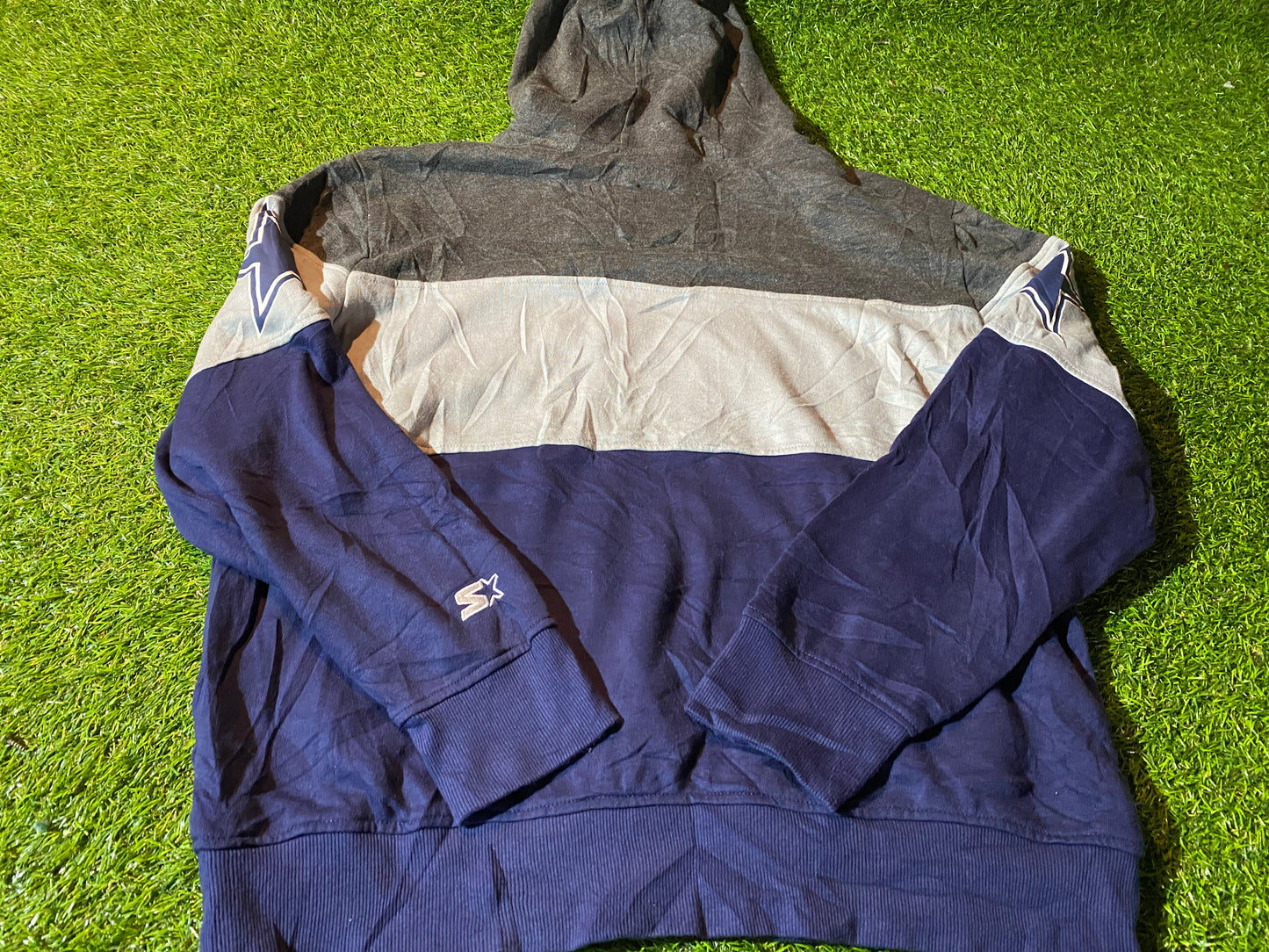 Dallas Cowboys USA NFL American Football Large Mans Vintage Starter Hoody / Hooded Top