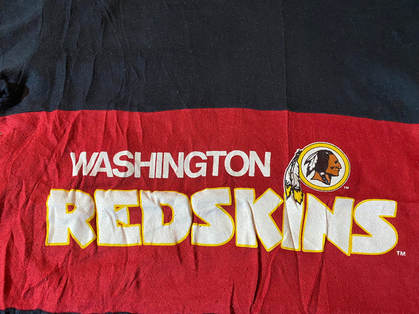 Washington Redskins USA NFL American Football Vintage Small Mans Nutmeg Top / Sweater