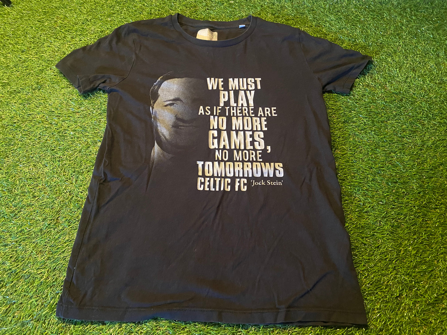 Celtic FC Scotland Scottish Soccer Football Small Mans Jock Stein T Shirt