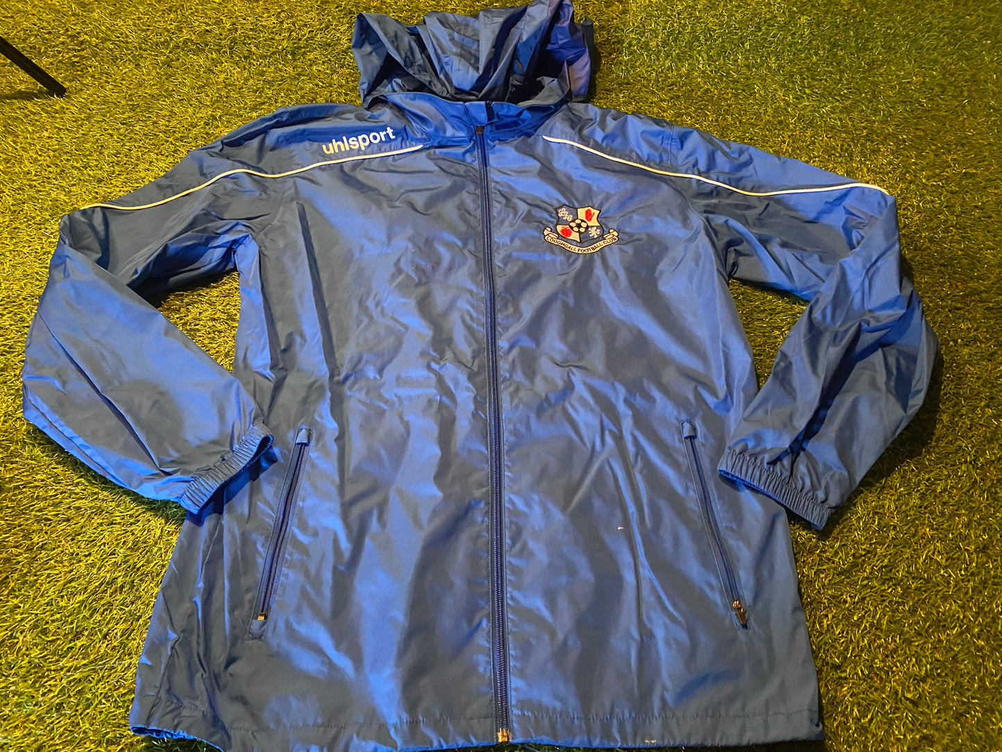 Loughall FC Ulster Northern Ireland Soccer Football Large Mans Light Hoody Hooded Coat