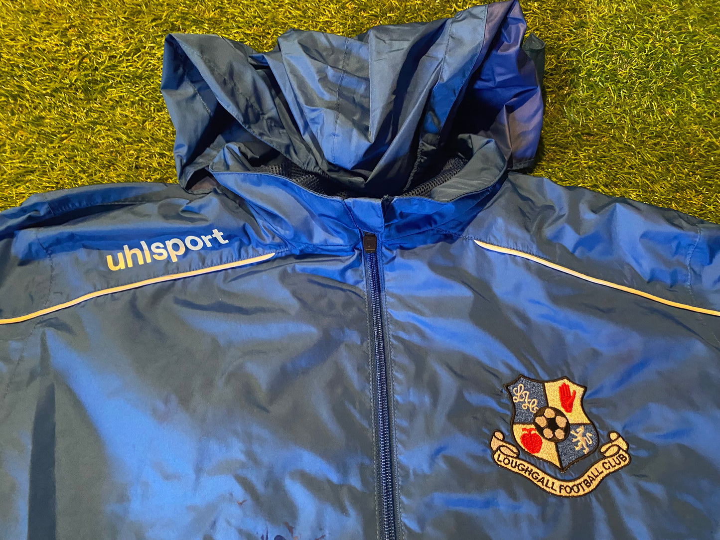Loughall FC Ulster Northern Ireland Soccer Football Large Mans Light Hoody Hooded Coat