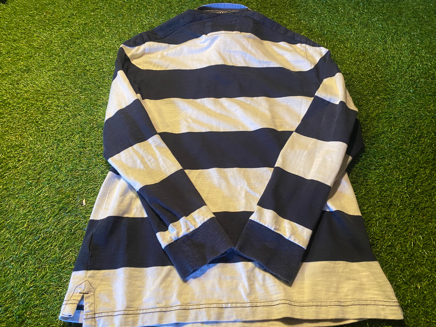 Howick University Fine Rugby Union Football Medium Mans L/S Heavy Polo Type Jersey