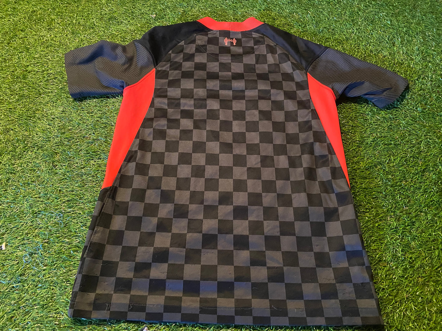Liverpool FC England Soccer Football Medium Boys 9-10 Year Old Nike Away Jersey