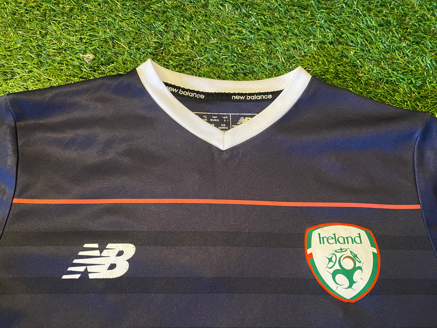 Republic of Ireland Eire Irish Ireland Soccer Football Large Boys 11-12 Year Old Jersey