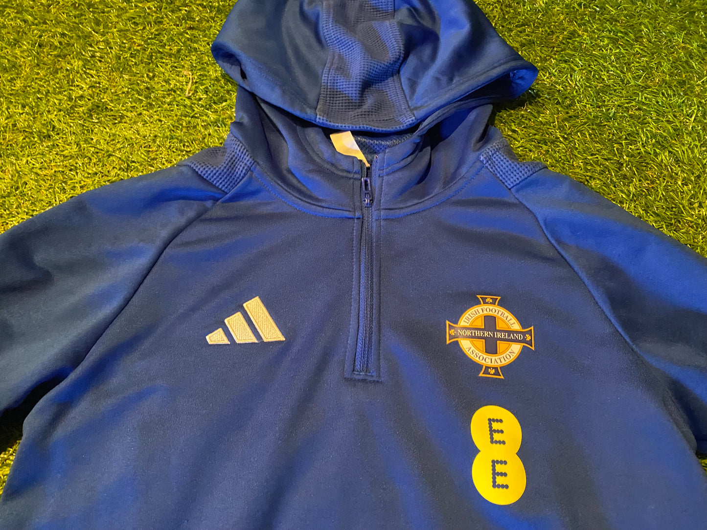 Northern Ireland Ulster Football Yoiths 13-14 Year Old Adidas Hoody Hooded Top