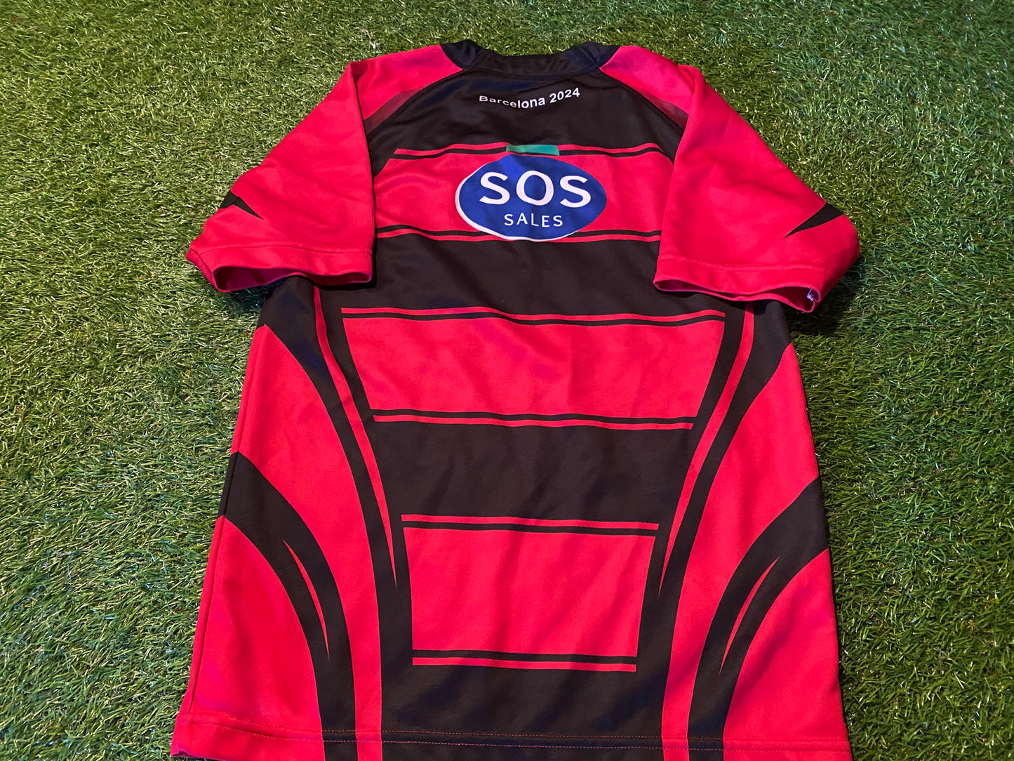 Armagh RFC Rugby Union Football Large Boys 10-12 Year Ols 2024 Tour of Barcelona Jersey