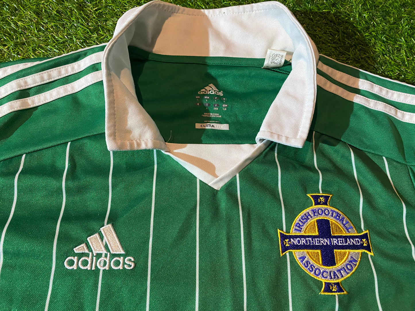 Northern Ireland Football Ulster Rare 2012 Large Mans Adidas Made Home Jersey