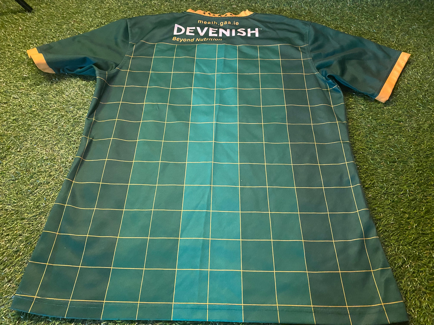 Co Meath Hurling Irish GAA Gaelic Football Ireland Eire Medium Mans Tight Fit Jersey