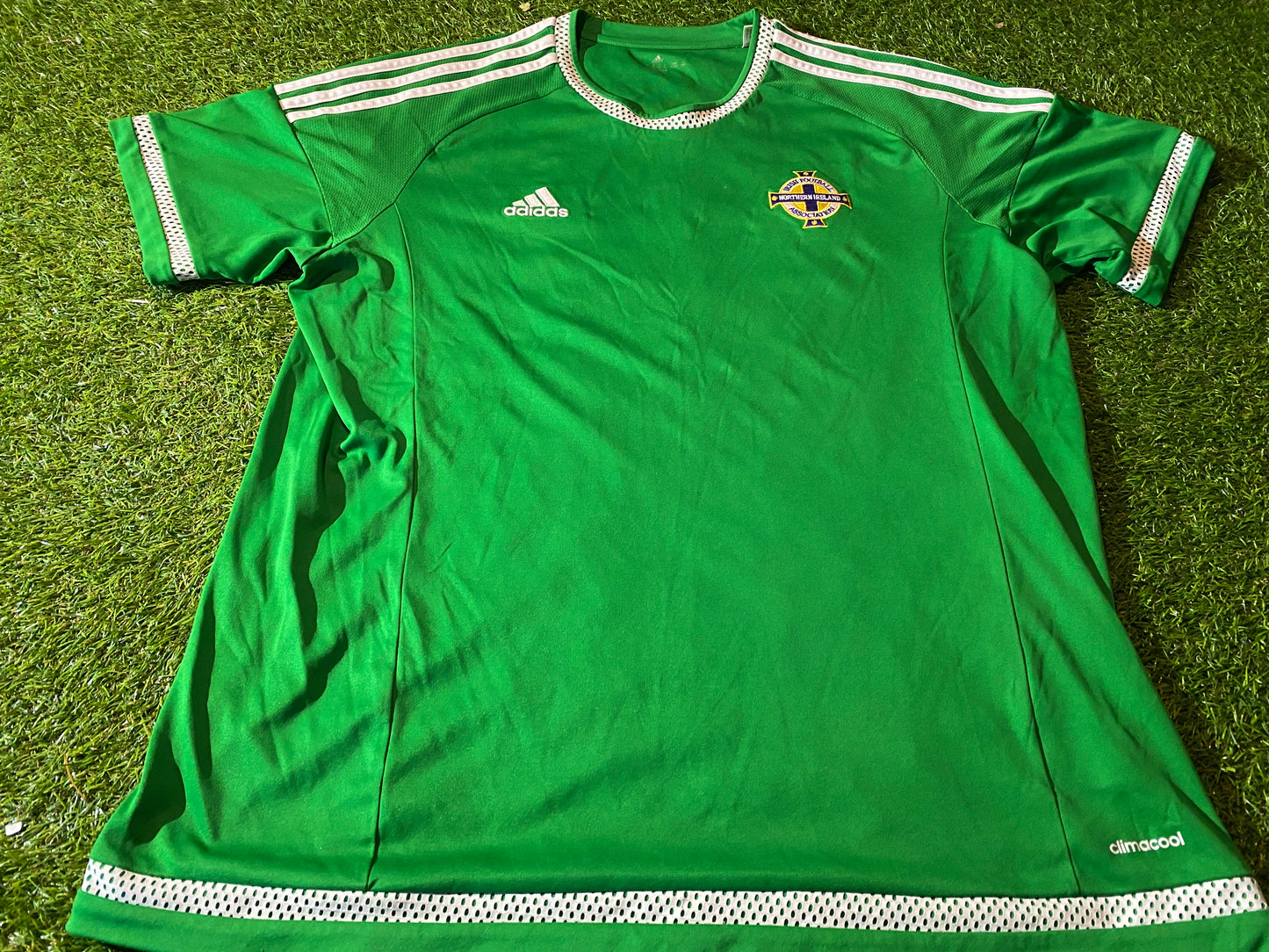 Northern Ireland Football Ulster Rare 2014 XL Extra Large Mans Adidas Home Jersey