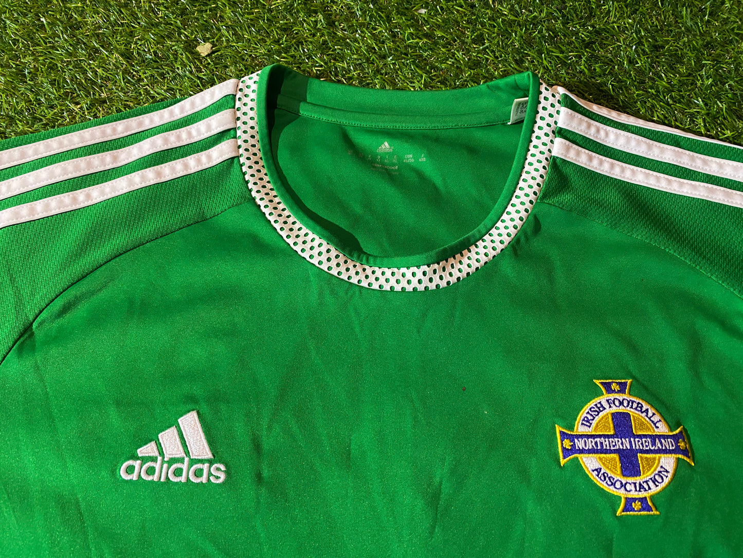 Northern Ireland Football Ulster Rare 2014 XL Extra Large Mans Adidas Home Jersey