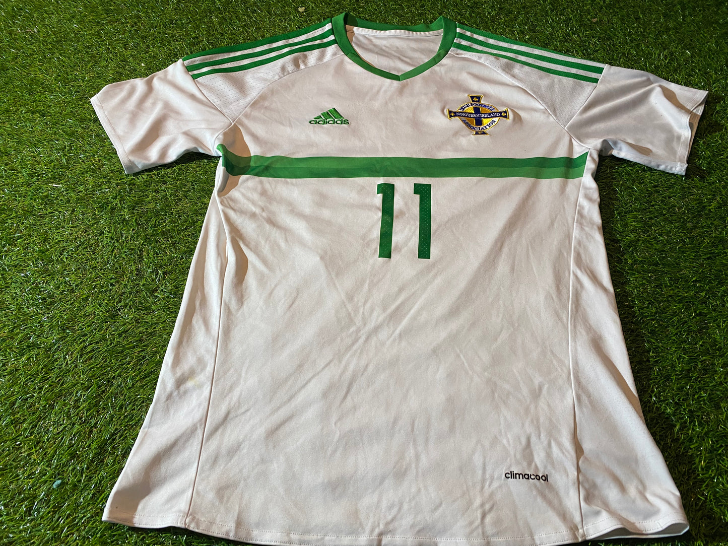 Northern Ireland Football Soccer Small Mans Sean McAllister Everton Players Jersey