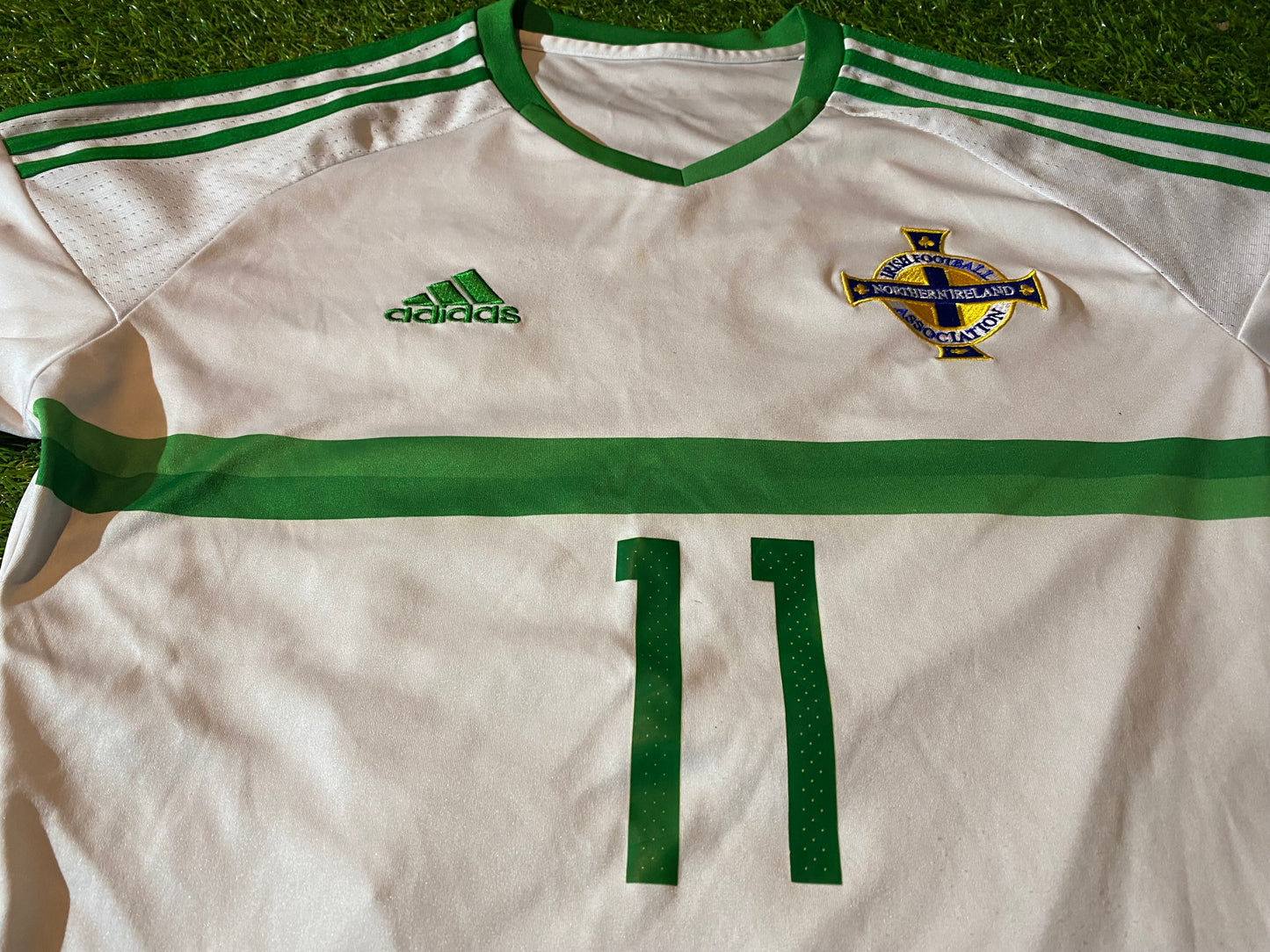 Northern Ireland Football Soccer Small Mans Sean McAllister Everton Players Jersey