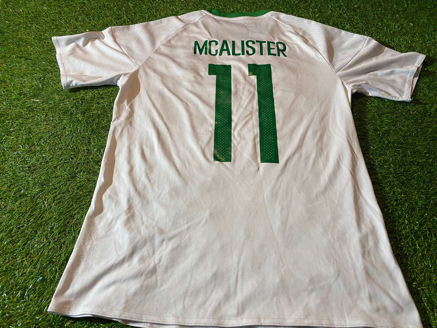 Northern Ireland Football Soccer Small Mans Sean McAllister Everton Players Jersey