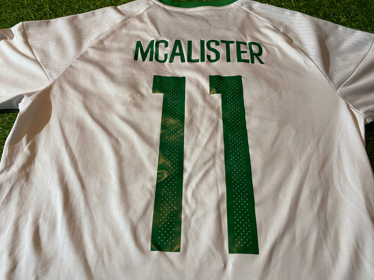 Northern Ireland Football Soccer Small Mans Sean McAllister Everton Players Jersey
