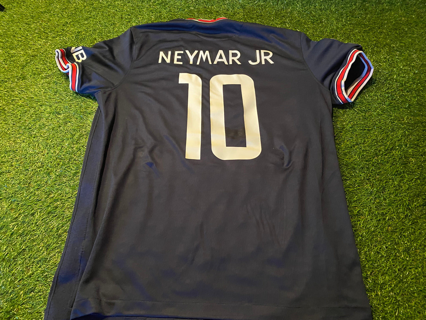 PSG Paris Saint Germain Soccer Football France Large Mans Neymar Jr no10 Home Jersey