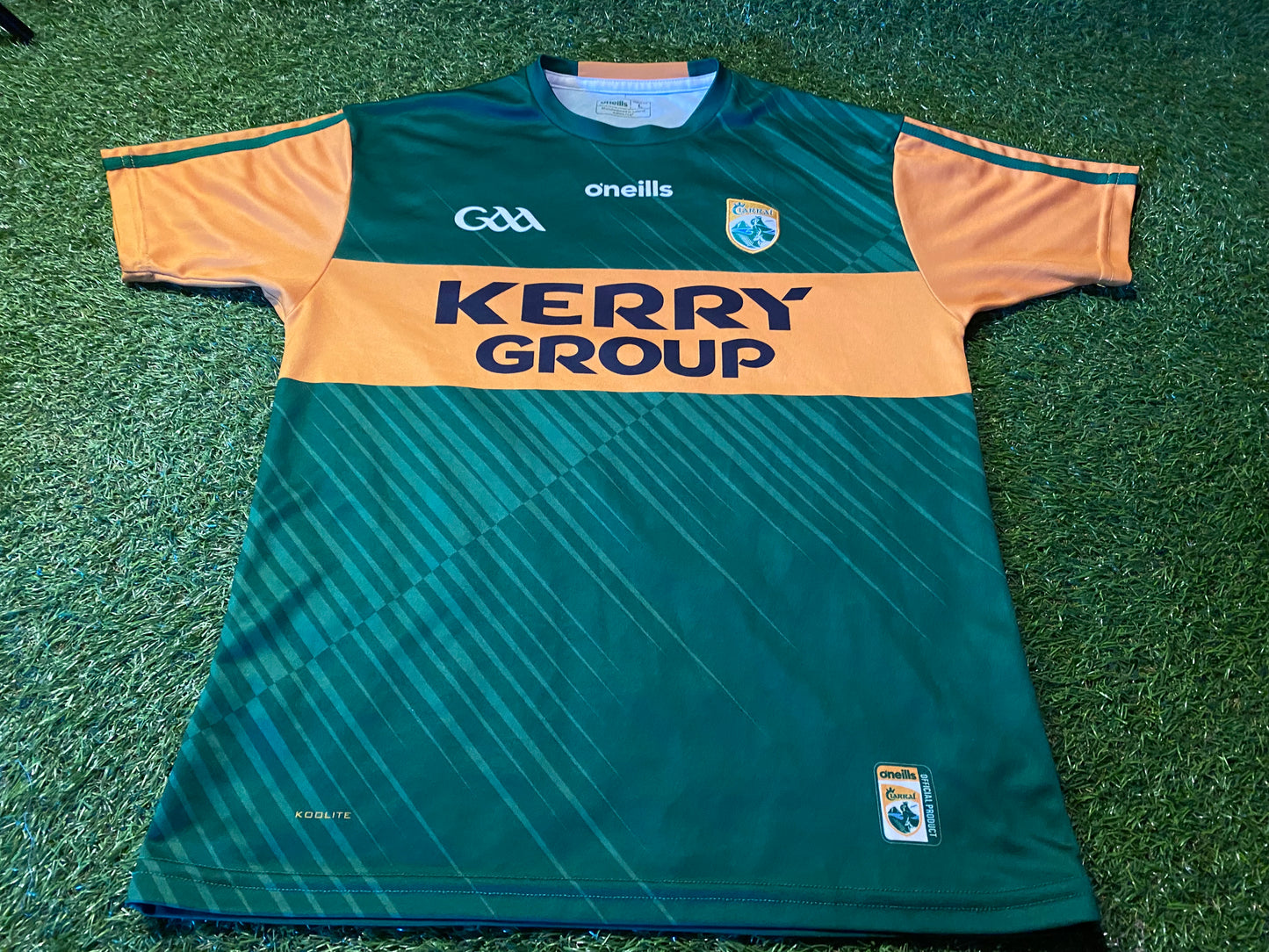 Co Kerry GAA Gaelic Football Ireland Hurling large Mans Tight Fit Player Issue Jersey