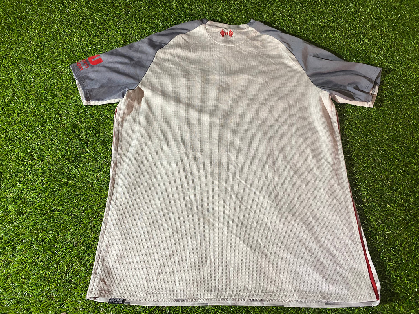 Liverpool England Football Youths / XS Mans New Balance Made Away Jersey