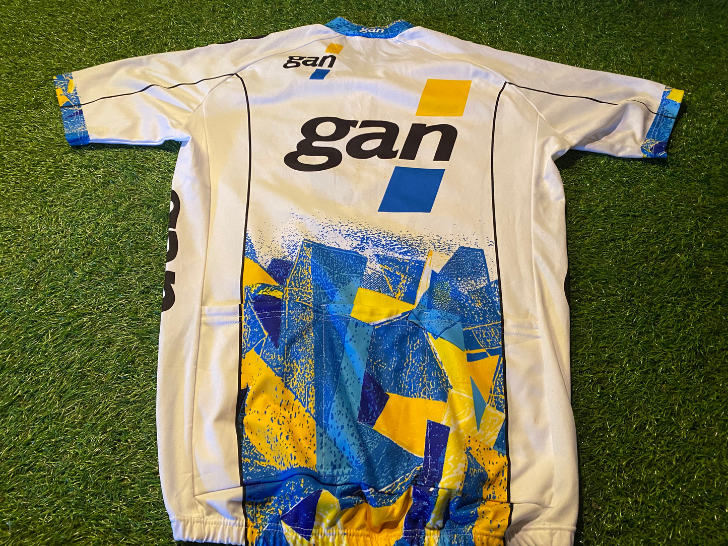 Eddy Merckx Cycling Nalini Bike Vintage UK Size 6 Mans Light Top