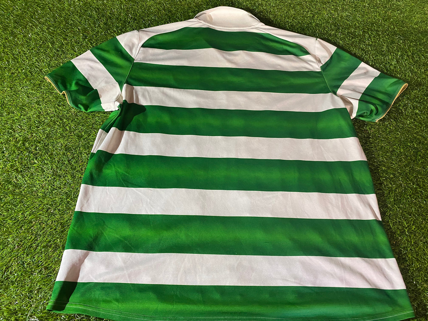 Celtic FC Scotland Soccer Football Big XXL 2XL Mans Jock Stein New Balance Home Jersey / Shirt