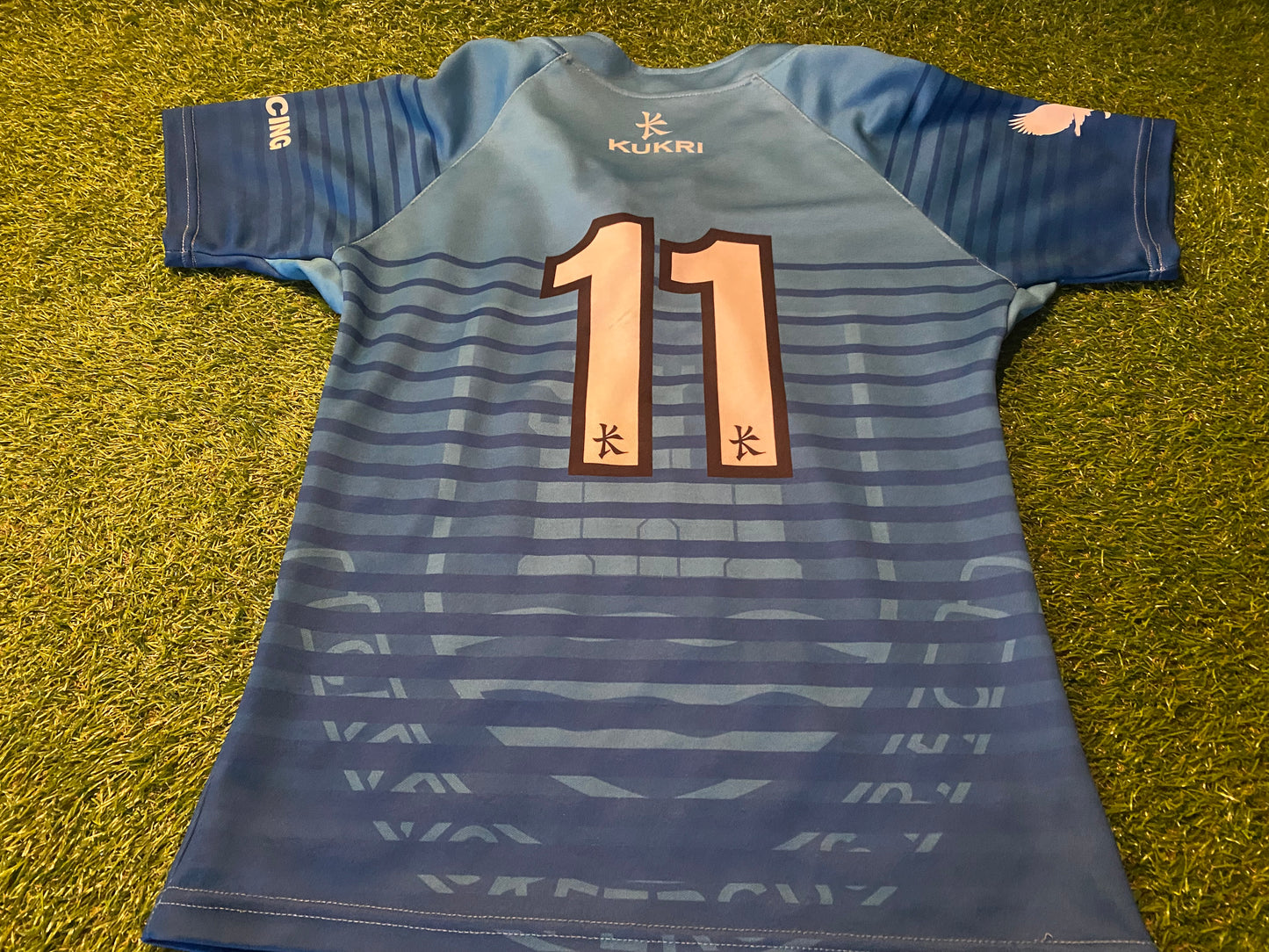 Carrickfergus RFC Ulster Ireland Rugby Union Football Medium mans Match worn no11 Jersey