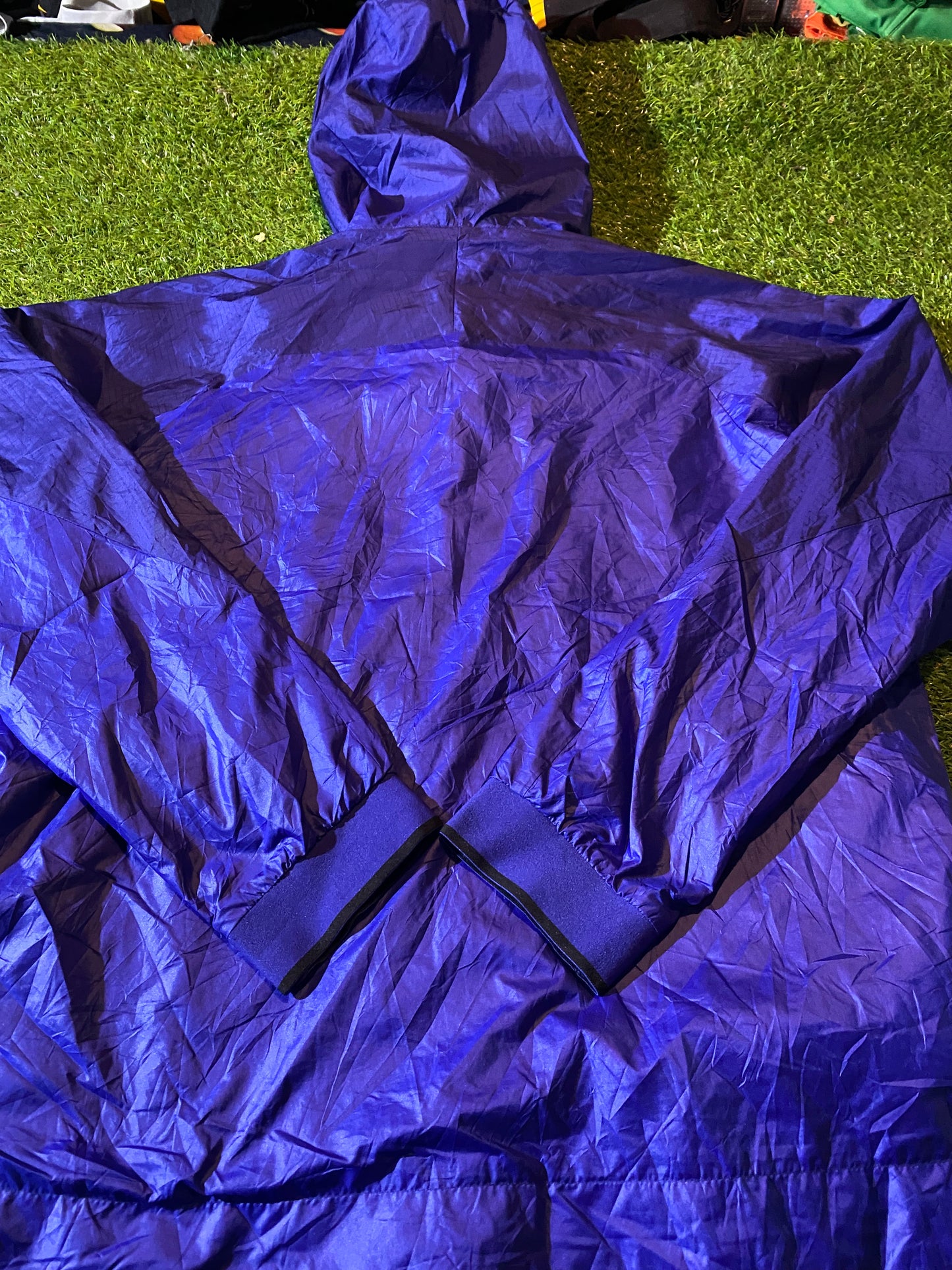 Nike Dri Fit Sports Soft Lined Large Mans Lighter Full Zip Up Hooded Jacket / Coat