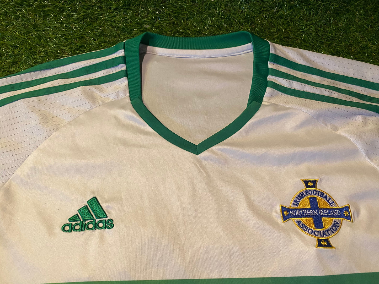 Northern Ireland Football Ulster GAWA Medium Mans Adidas Made S/S 2016 Away Jersey