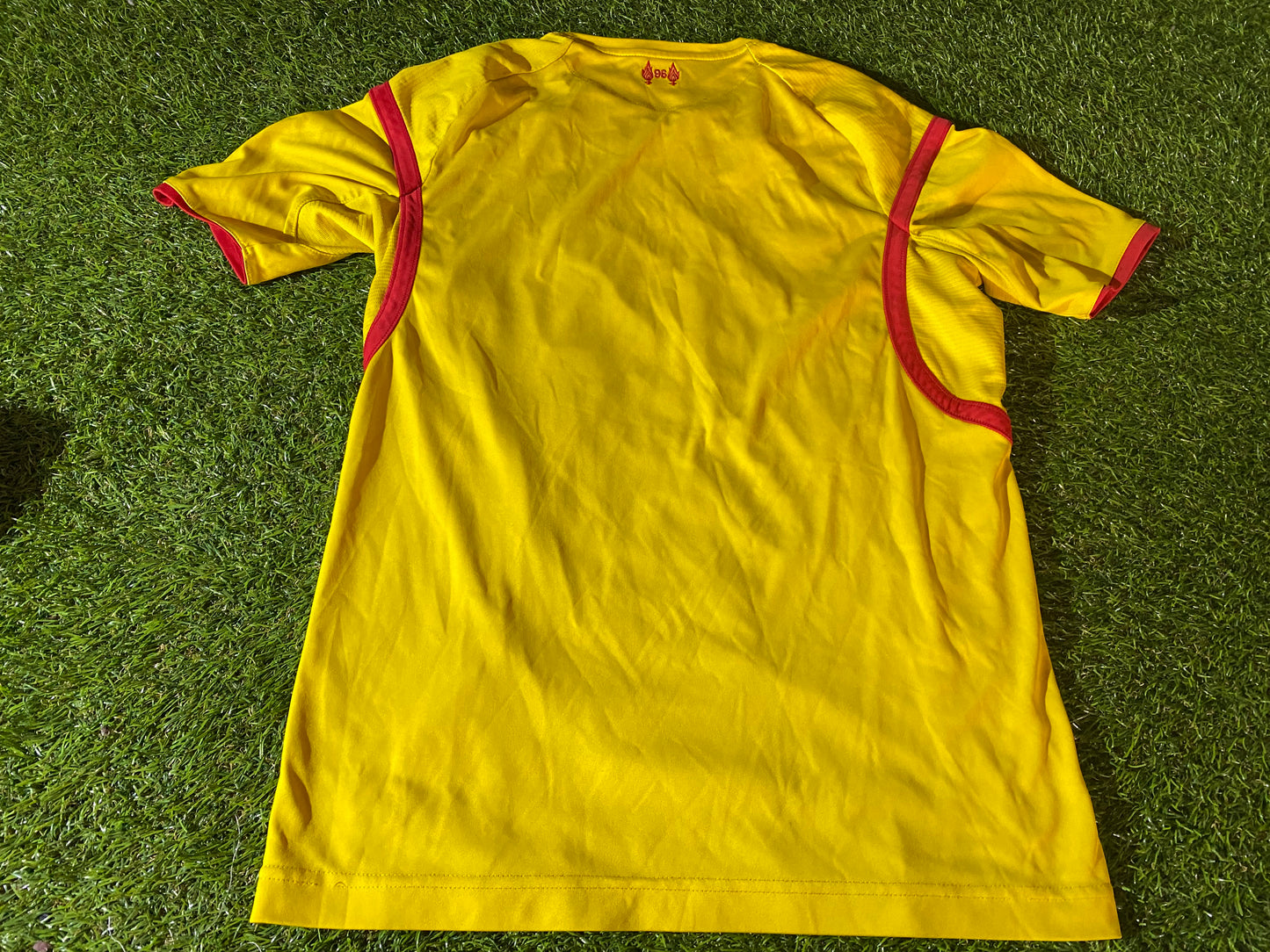 Liverpool England Football Youths / XS Mans Warrior Made 2014 Away Jersey